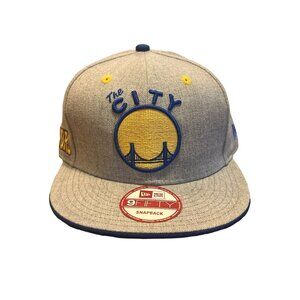 New Era The City Golden State Warriors SnapBack Cap Grey OS